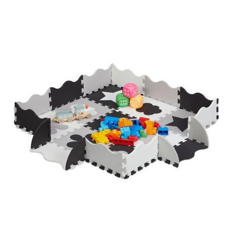 Northix Puzzle 3x3 Puzzlematte Puzzle mit Rahmen  