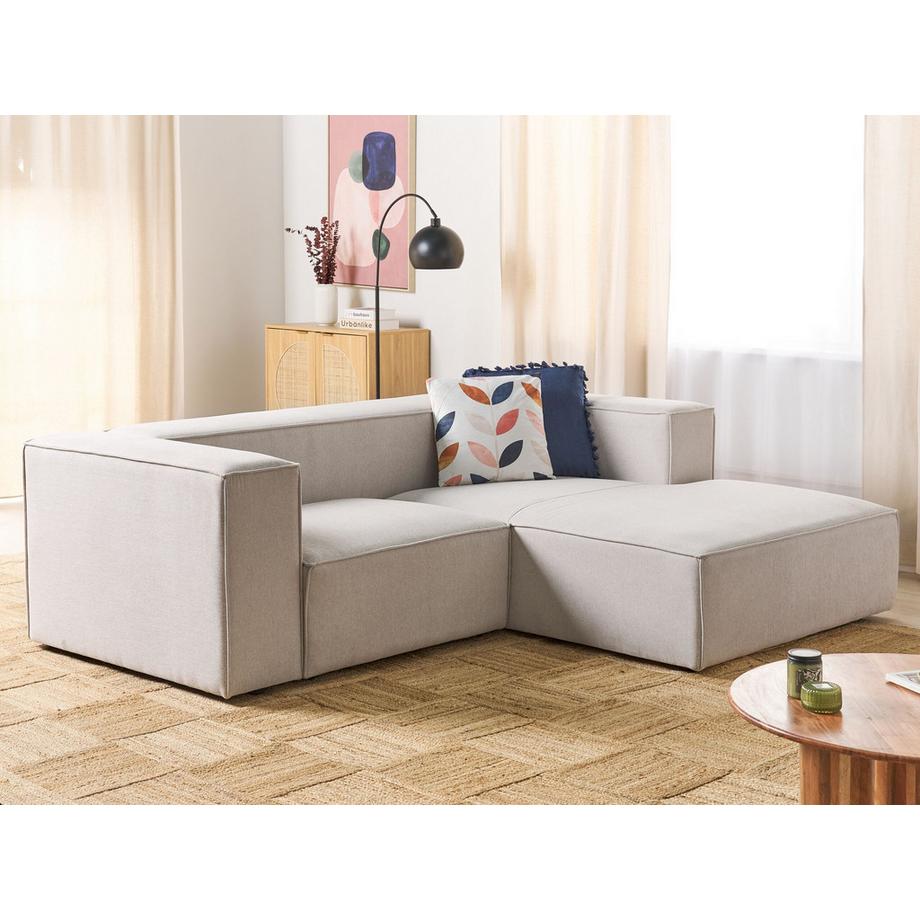 Beliani 2 Sitzer Sofa aus Stoff  VERNON  