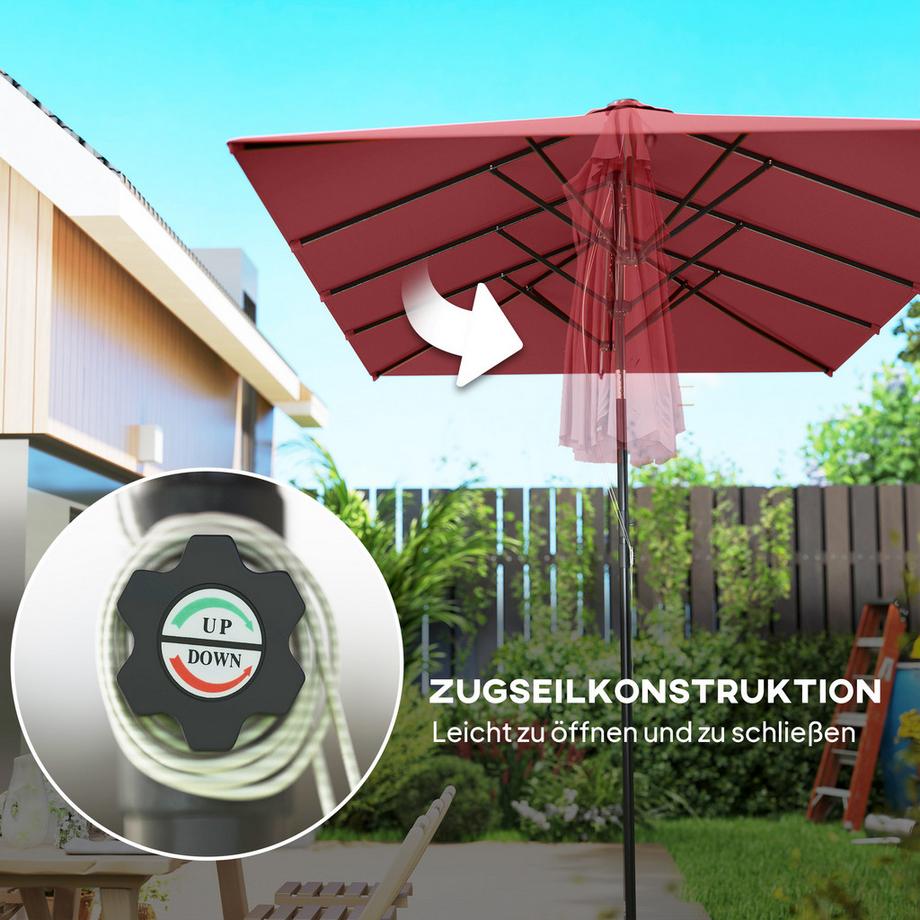 Outsunny Doppelschirm  