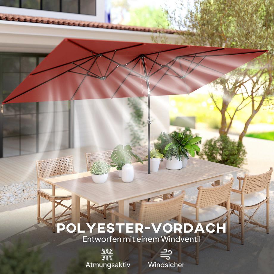 Outsunny Doppelschirm  