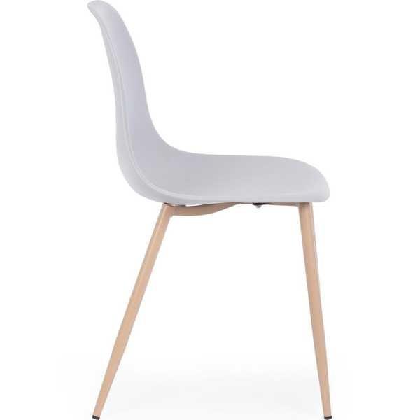 mutoni Chaise Mandy grise  