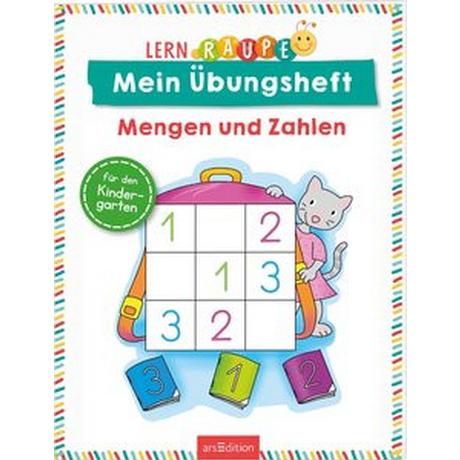 Lernraupe - Mein Übungsheft - Mengen und Zahlen Beurenmeister, Corina (Illustrationen) Copertina rigida 