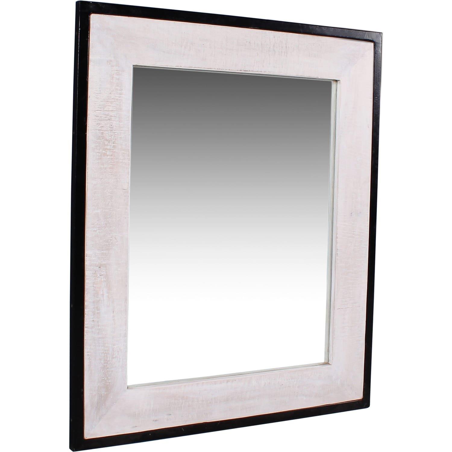 mutoni Miroir Washed blanc 70x80  