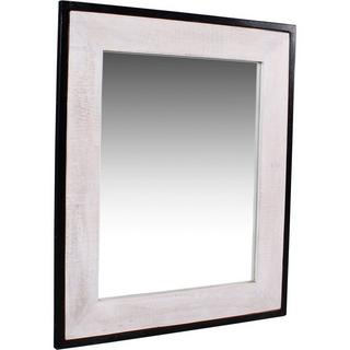 mutoni Miroir lavé blanc 70x80  