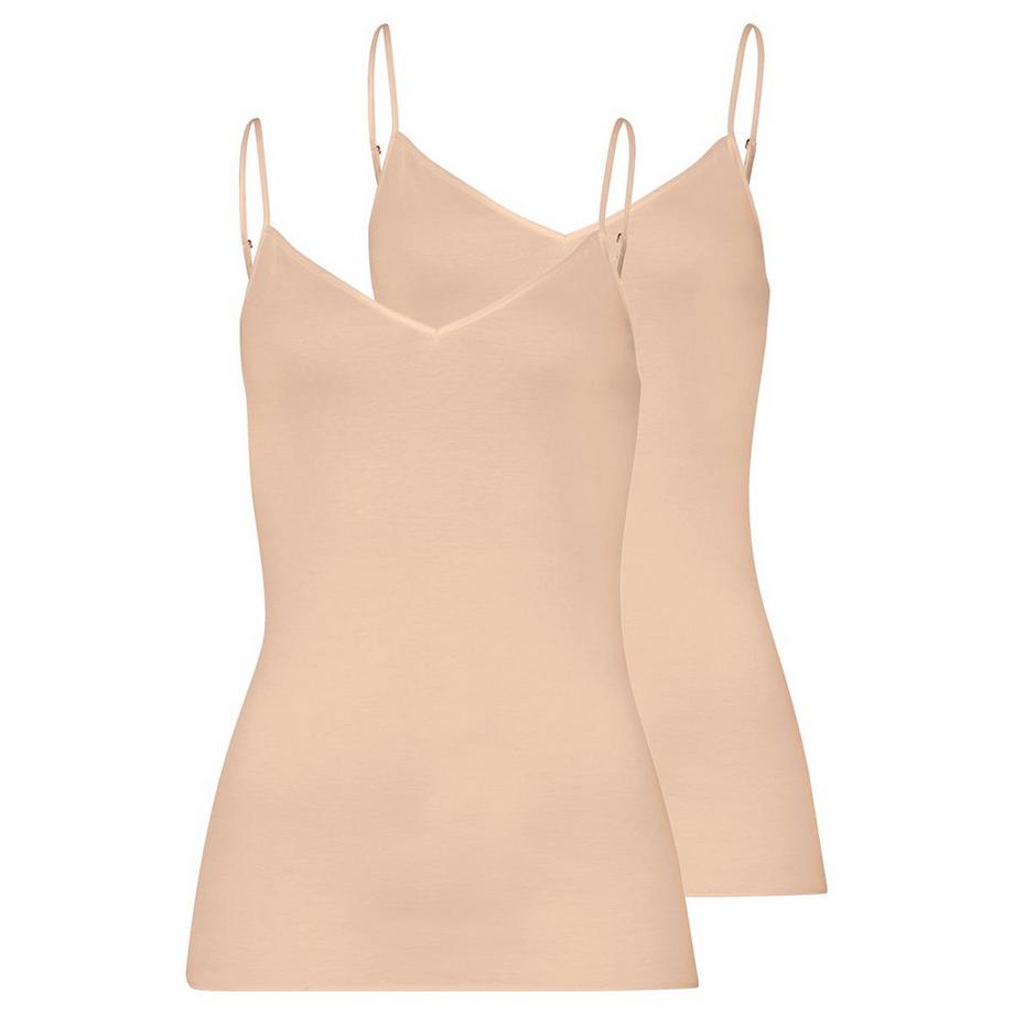 Cotton Seamless lot de 2  - tops spaghetti