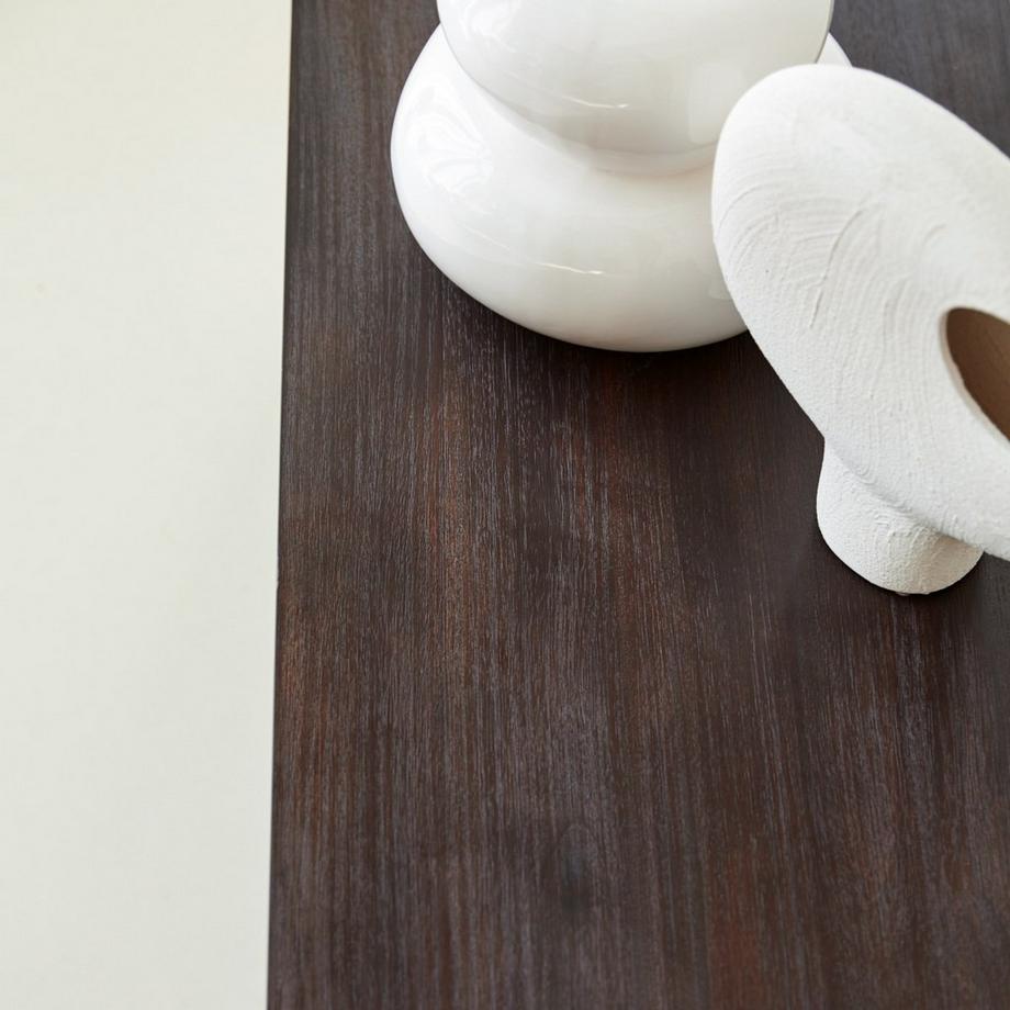 Tikamoon TV Schrank aus massivem Mahagoniholz 135 cm Eva  