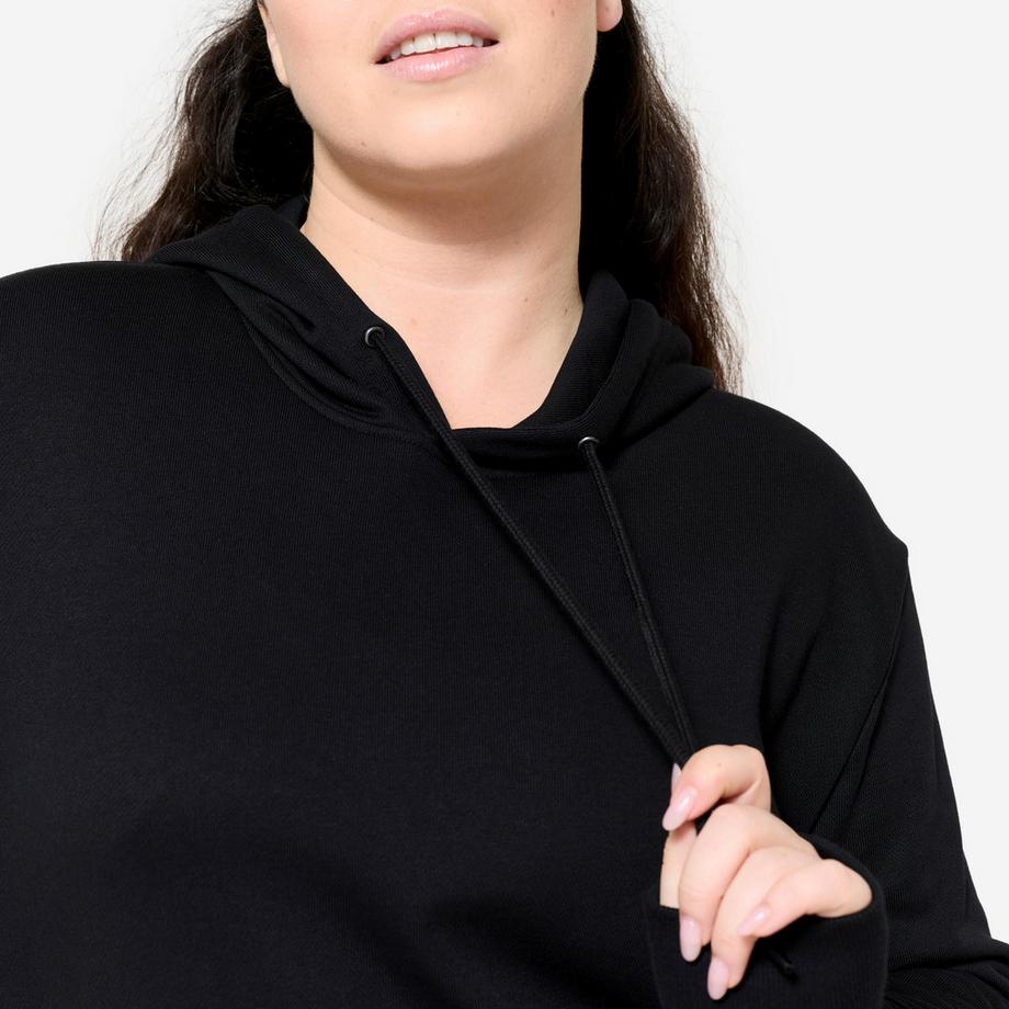 DOMYOS  Sweat-shirt femme à capuche coton 