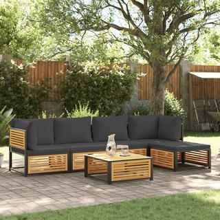 VidaXL Salon de jardin bois  