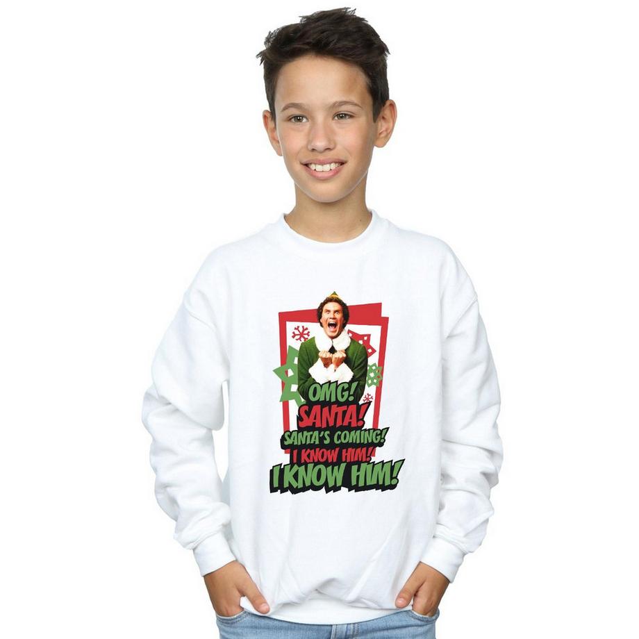 Elf  OMG Santa Sweatshirt 