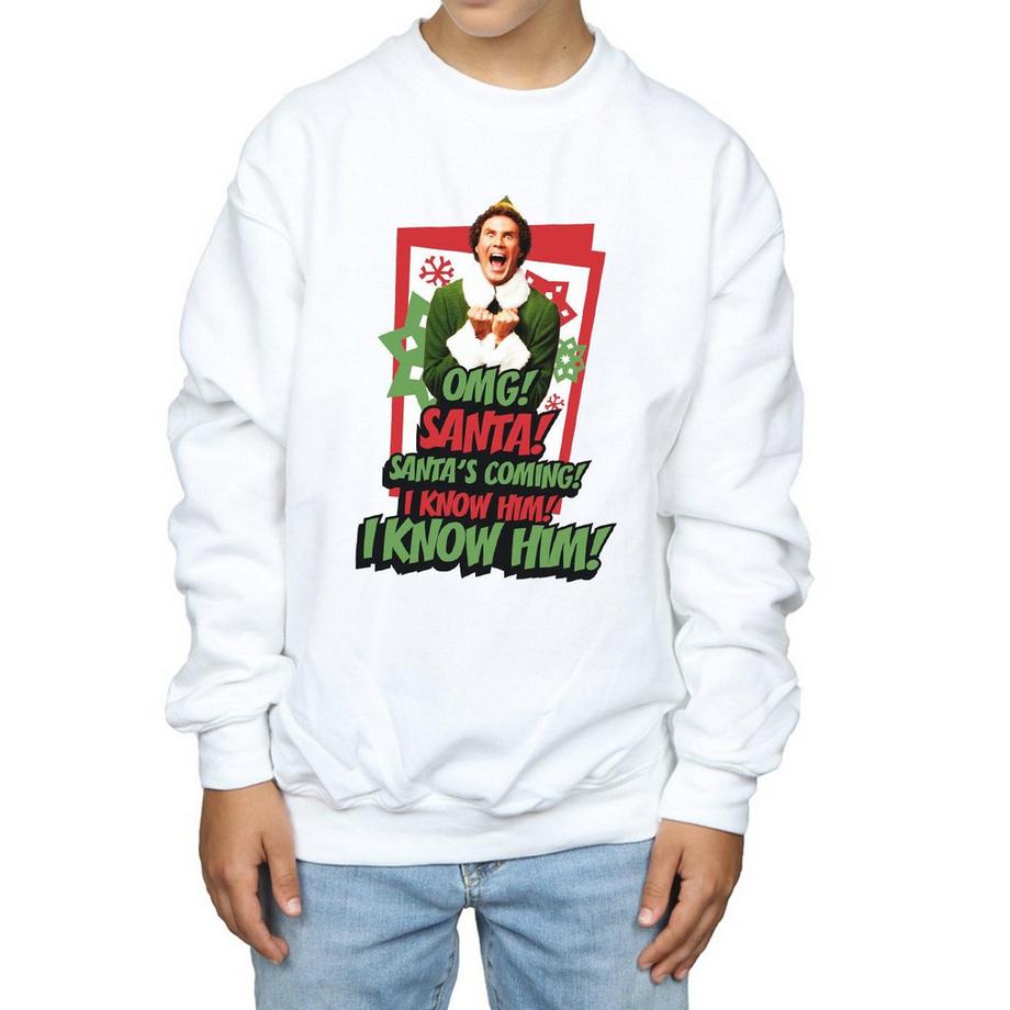 Elf  OMG Santa Sweatshirt 