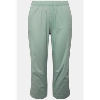 Ulla Popken  Pantalon 7/8 Ruby avec genoux préformés, jambes droites et taille élastique 