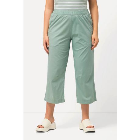 Ulla Popken  Pantalon 7/8 Ruby avec genoux préformés, jambes droites et taille élastique 