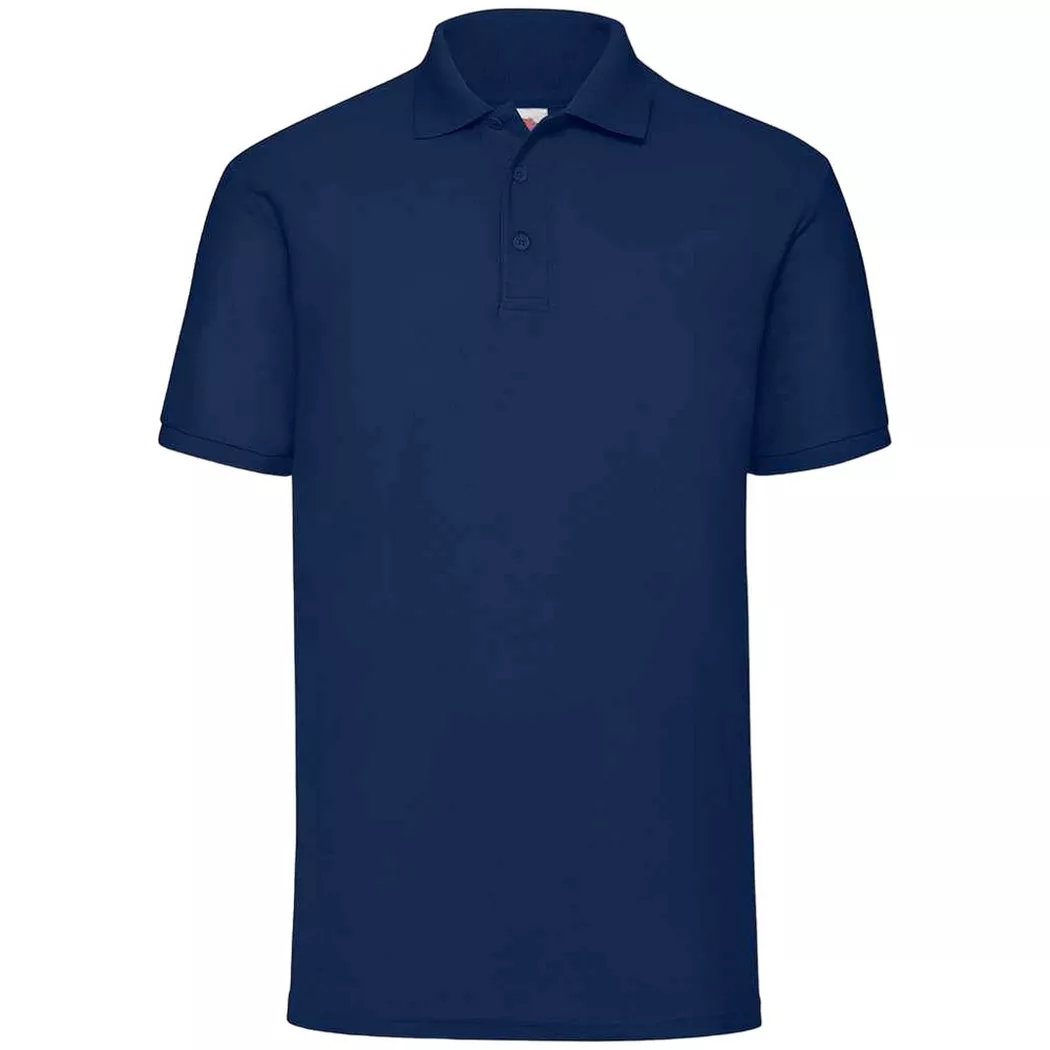 Fruit of the Loom - 6535 Poloshirt, für Herren, Marine, Größe XXL
