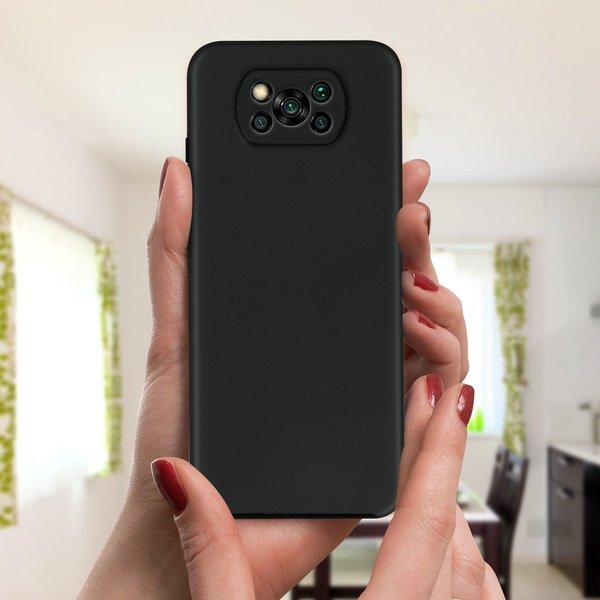 Avizar  Coque Xiaomi Poco X3 et X3 Pro Noir 