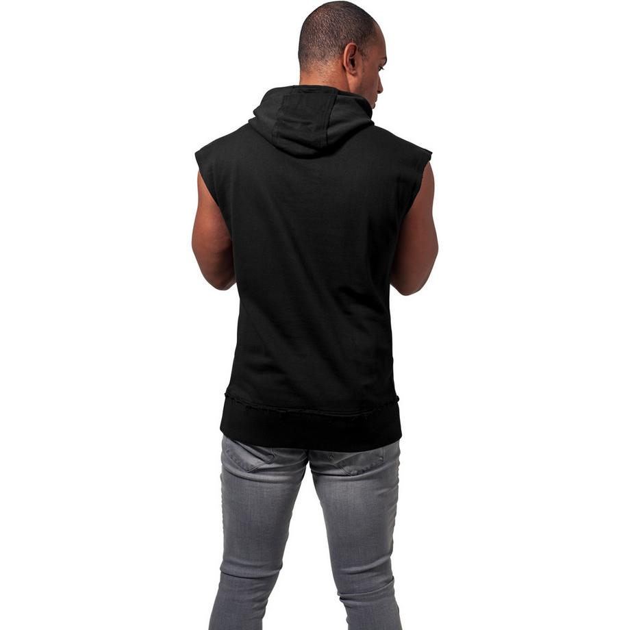URBAN CLASSICS Classic Open Felpa con Cappuccio Senza Maniche  