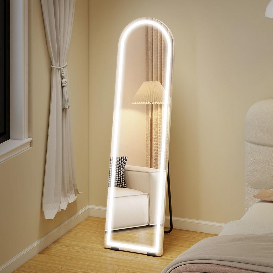 HOMCOM Miroir en pied  