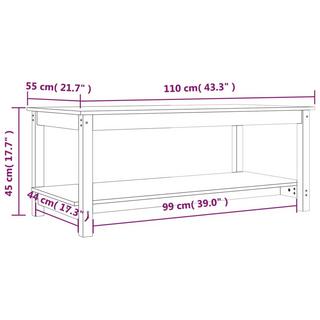 VidaXL Couchtisch holz  