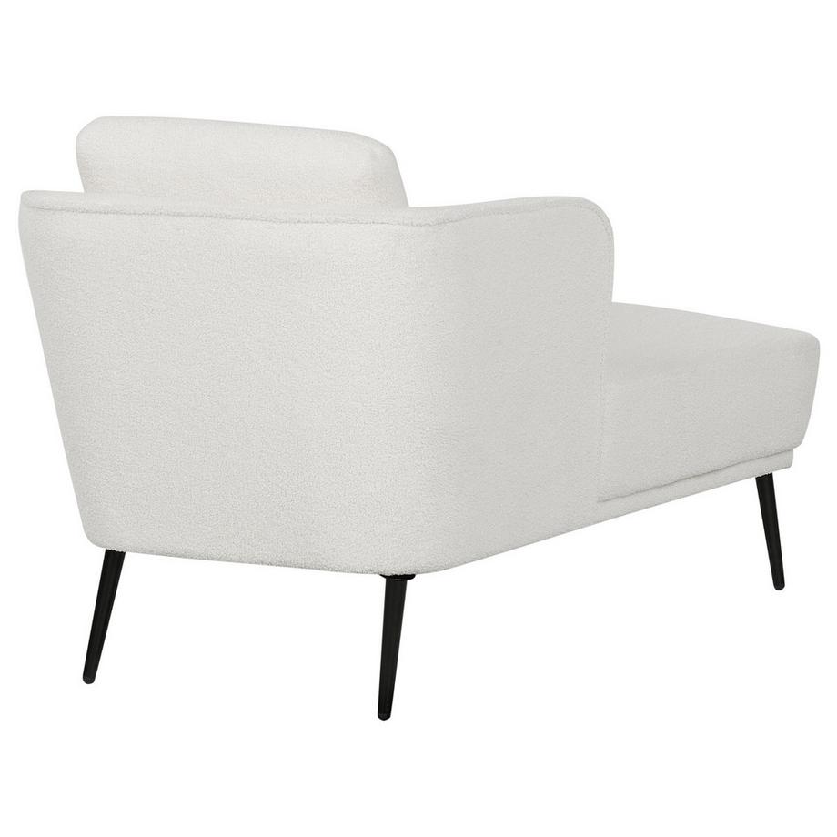 Beliani Chaise longue côté droit en Bouclé Rétro ARTHEZE  