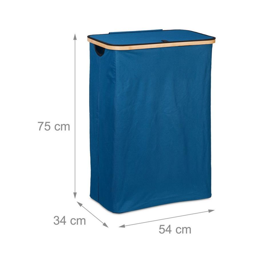 Northio Wäschekorb mit Deckel 105 l  