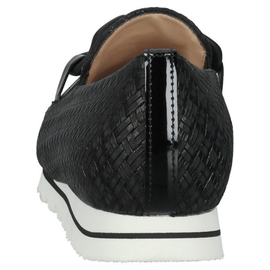 HASSIA Geflochtener Slipper mit Kettendetail  