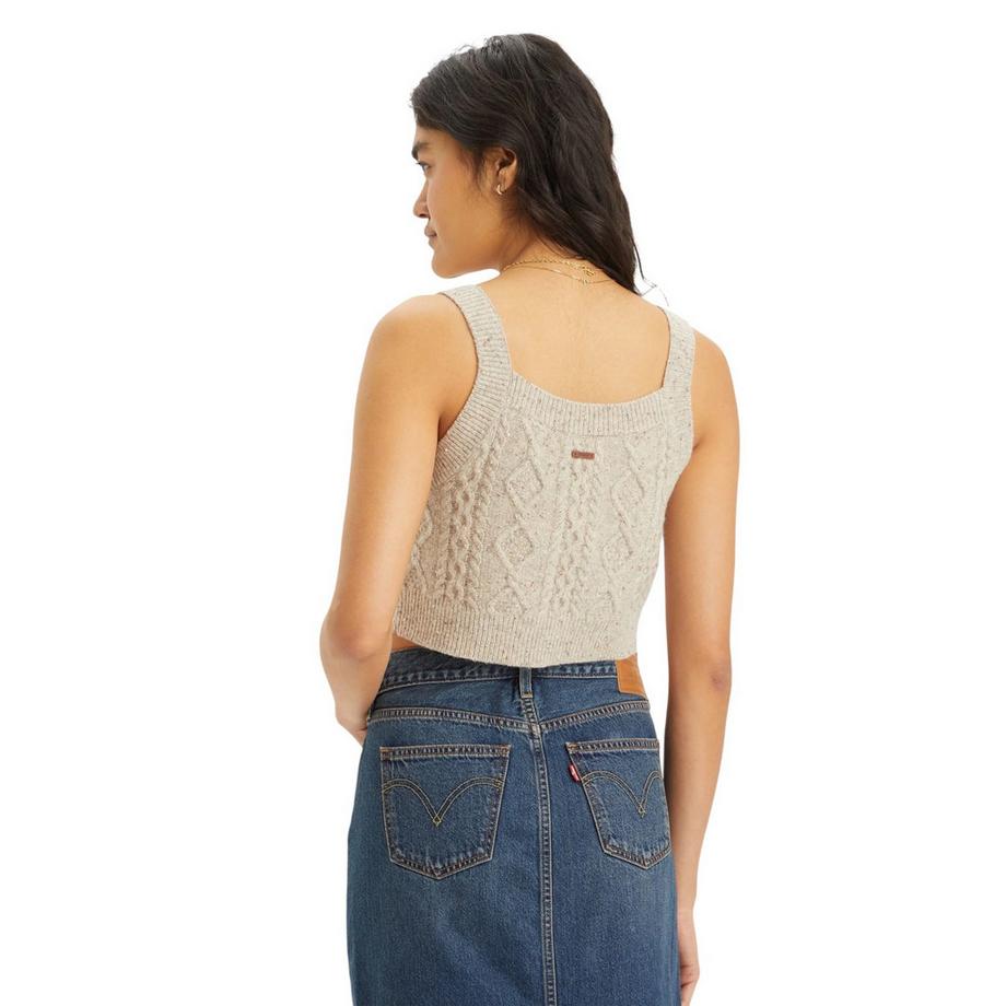 Levis  Canotta Lavorato A Maglia Ritagliata 