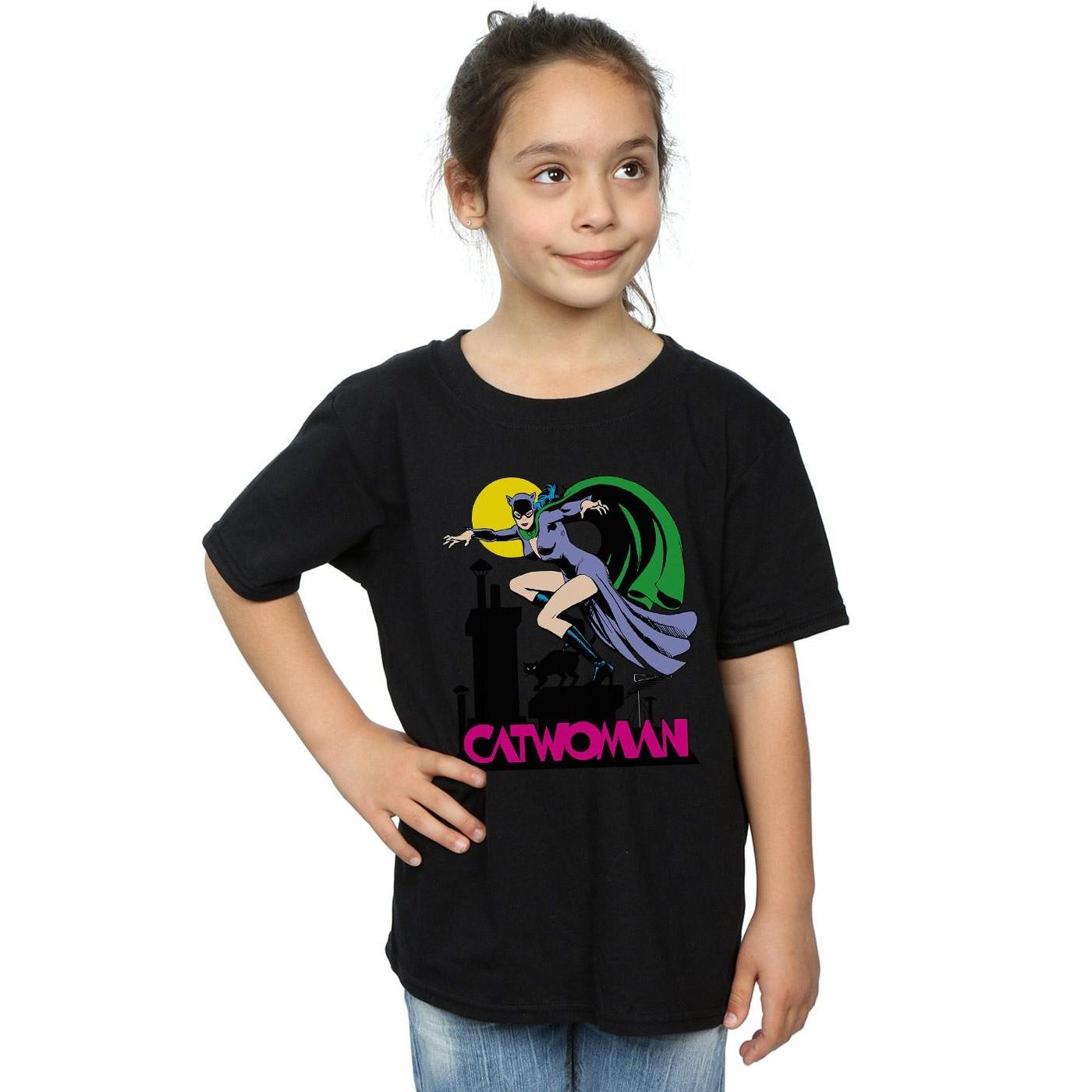 DC COMICS  Tshirt CATWOMAN TEXT LOGO 