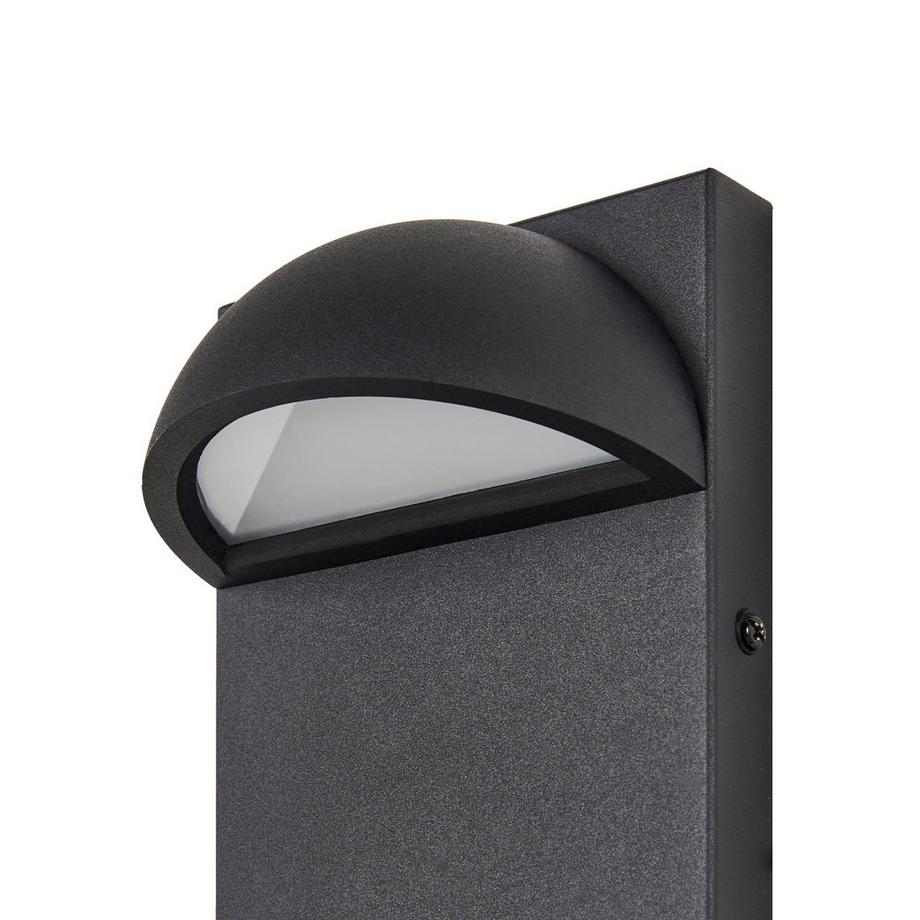 Beliani Lampe murale LED pour l'extérieur en Métal Moderne SAJUR  