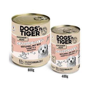 Dogs'n Tiger  Schlemmermenü Grünschnabel 