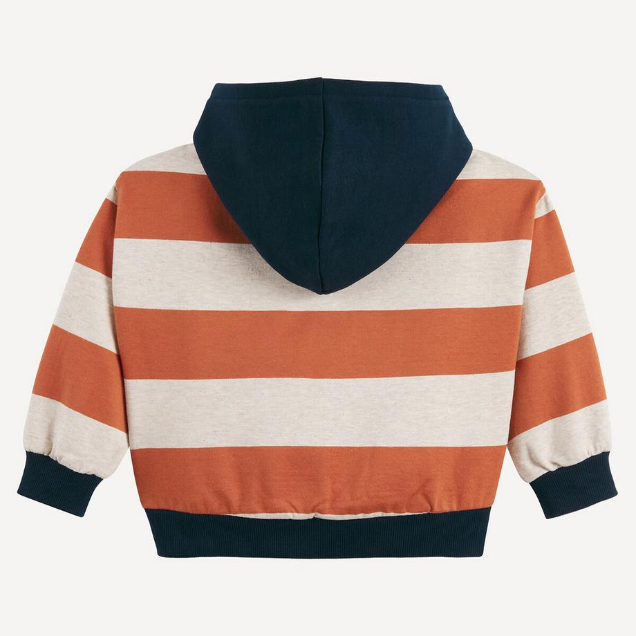 La Redoute Collections  Sweat à capuche rayé 