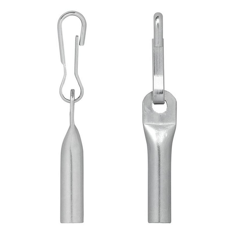 Pricenet  Kabelendverschluss Ø8 mm mit Simplex-Haken - Set à 10 Stück 