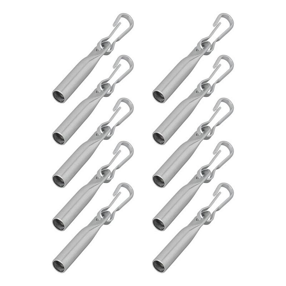 Pricenet  Kabelendverschluss Ø8 mm mit Simplex-Haken - Set à 10 Stück 