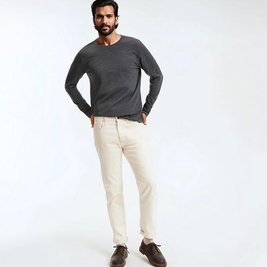 La Redoute Collections Maglietta Maniche Lunghe Girocollo  