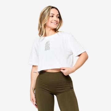 Crop Top  Loose Fit Baumwolle