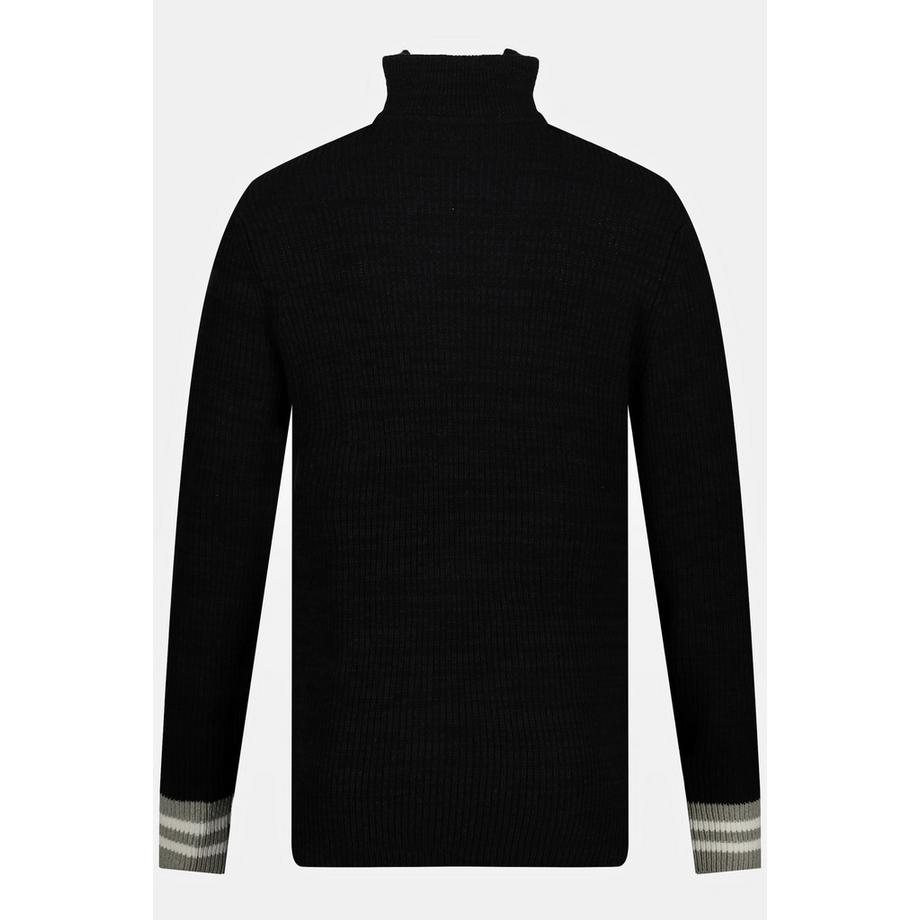 JP1880 Skiwear Pull en maille côtelée Col zippé  