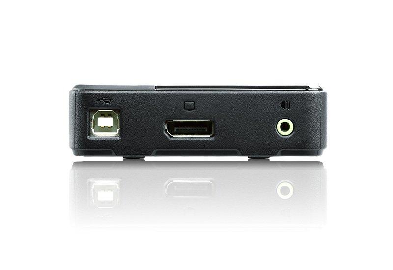 ATEN  Switch KVM USB DisplayPort/audio a 2 porte (supporto 4K e cavi inclusi) 