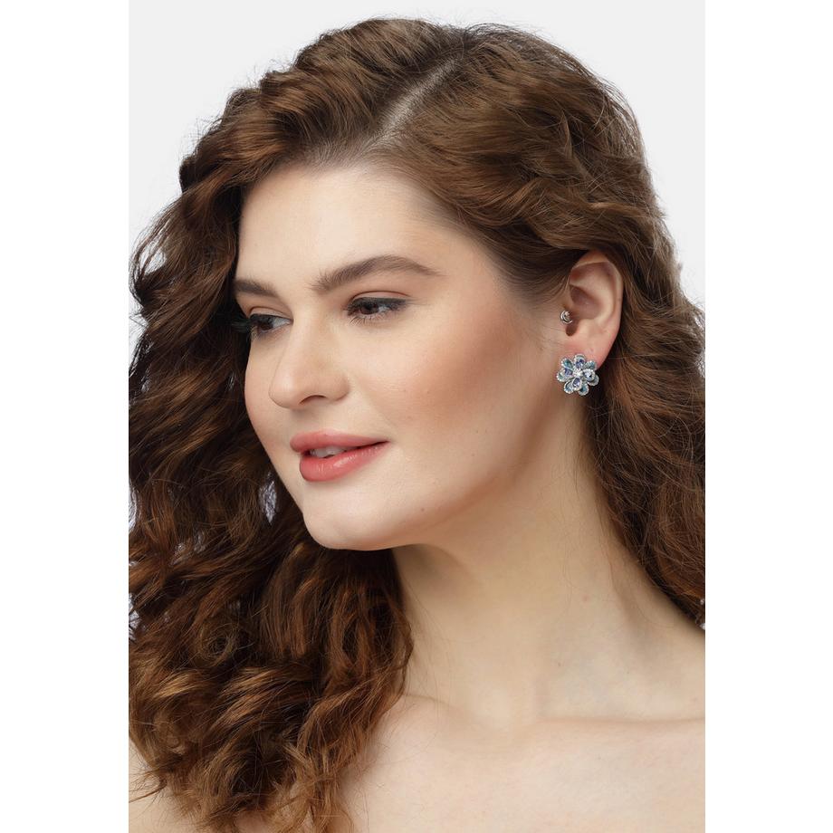 AVANT-GARDE PARIS  Blühende Florale Steckerohrringe 