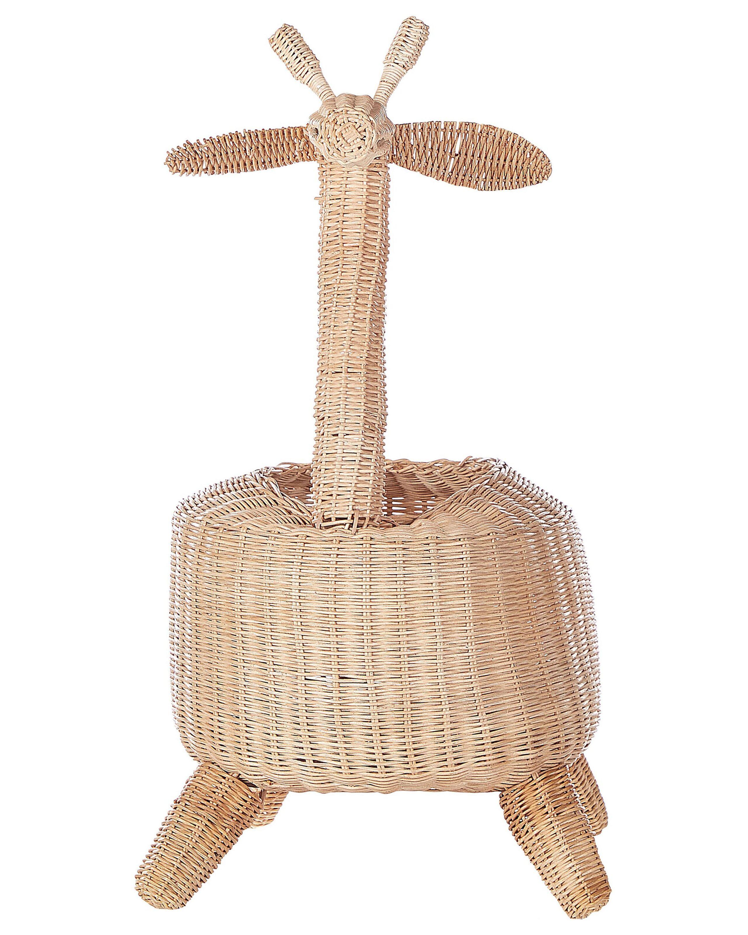 Beliani Korb aus Rattan Boho HAINAN  