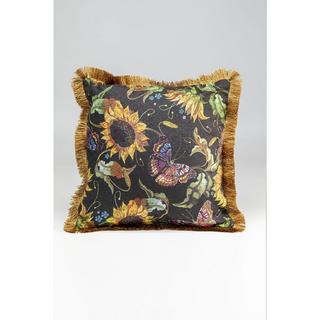 KARE Design Kissen Sunflower Fringe 45x45  