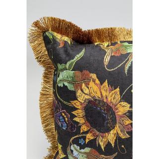 KARE Design Kissen Sunflower Fringe 45x45  