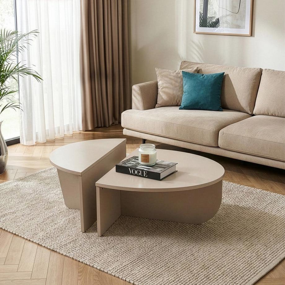 Calicosy Set von 2 Couchtischen ORION  