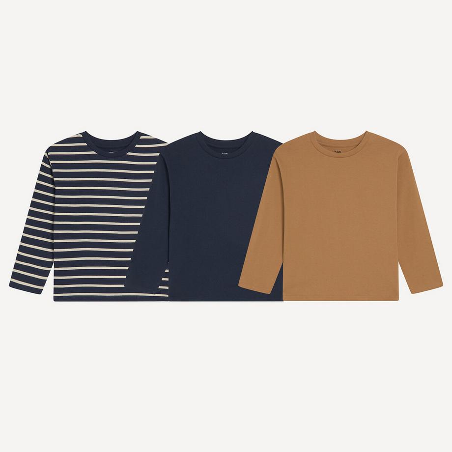 Lot de 3 T-shirts manches longues