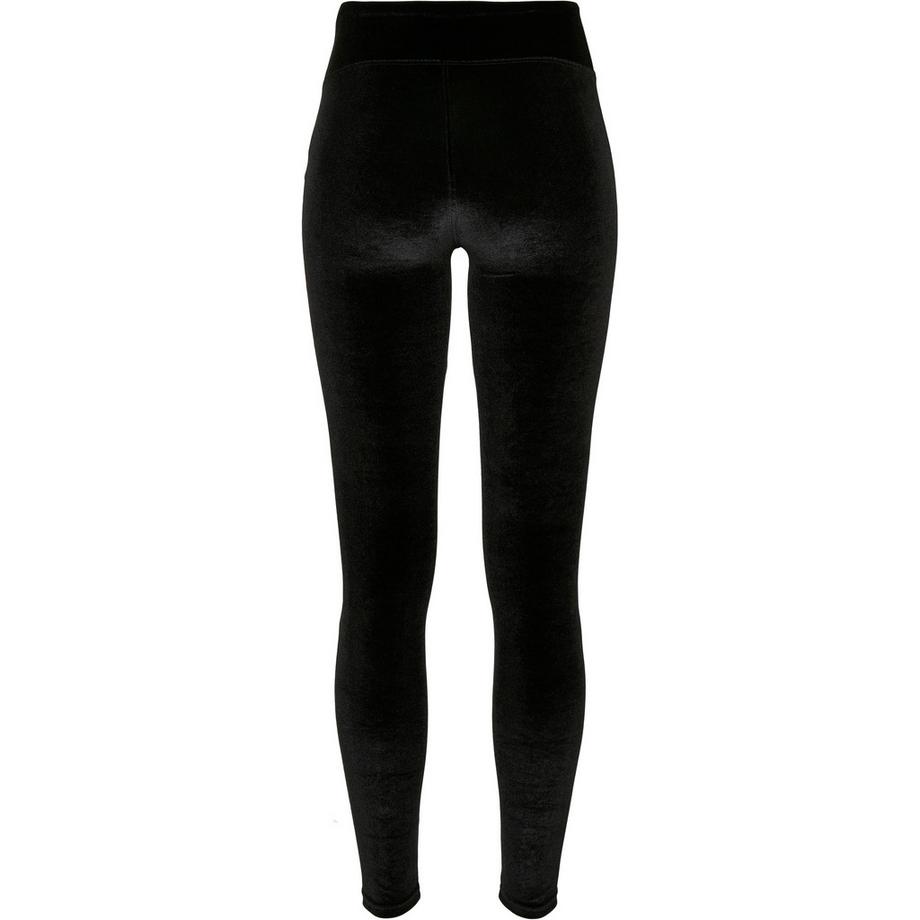 URBAN CLASSICS High Waist Samt Leggings  