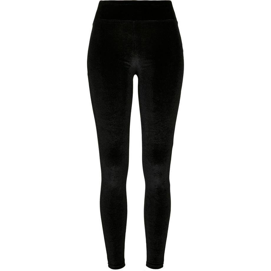 URBAN CLASSICS High Waist Samt Leggings  