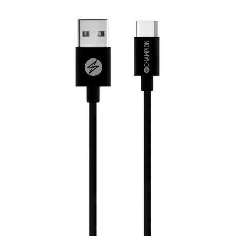Champion  Cavo da USB-A a USB-C 1 m Nero 