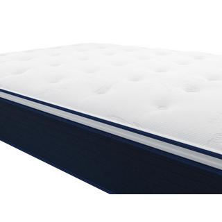 Ysmée Ensemble 180 x 200 cm sommier coffre blanc + matelas ressorts ensachés et surmatelas intégré ép.24cm - ALTIER de YSMÉE  