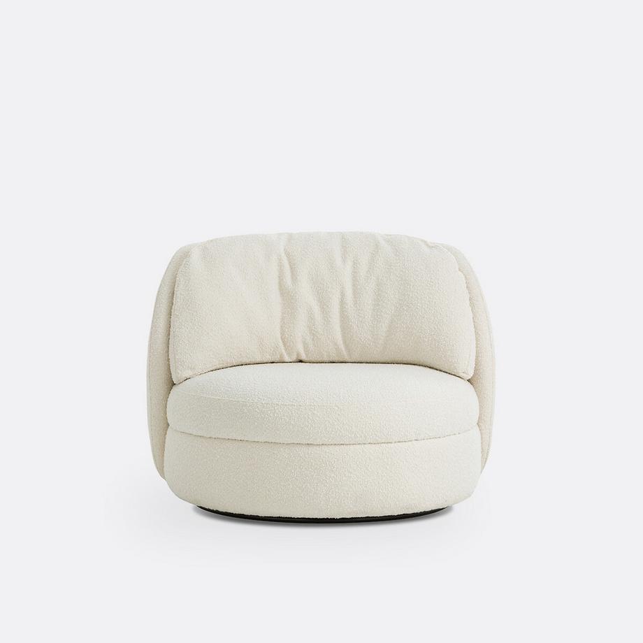 La Redoute Intérieurs Fauteuil pivotant bouclette  