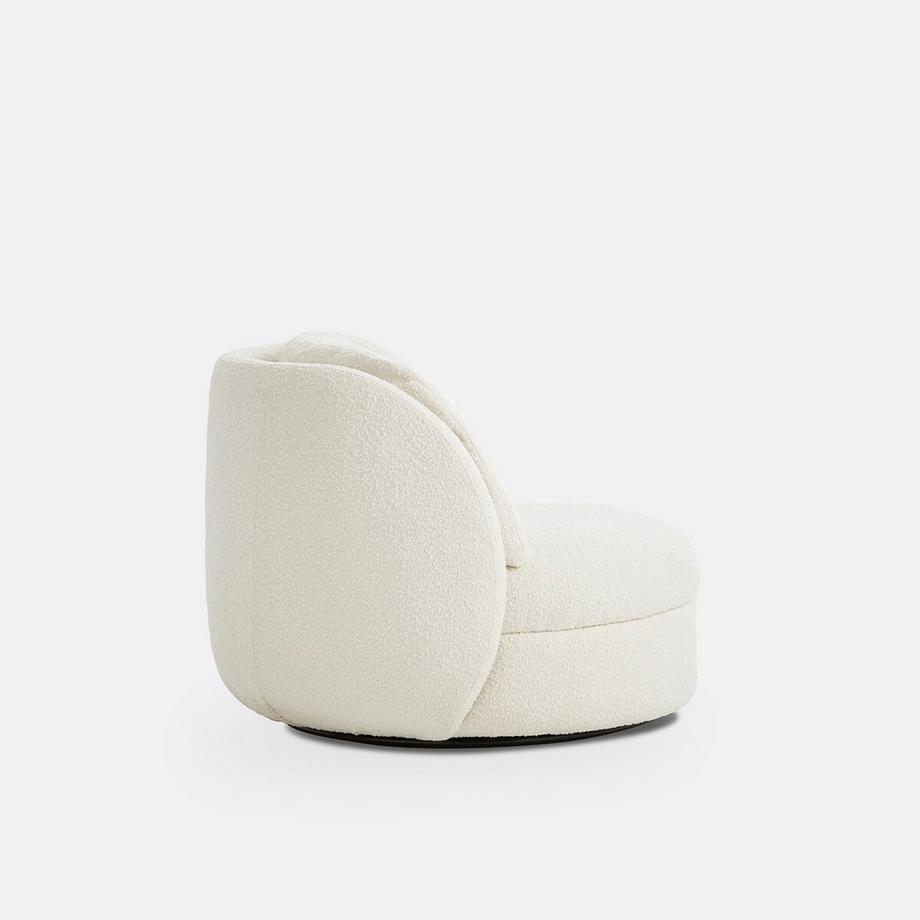 La Redoute Intérieurs Fauteuil pivotant bouclette  