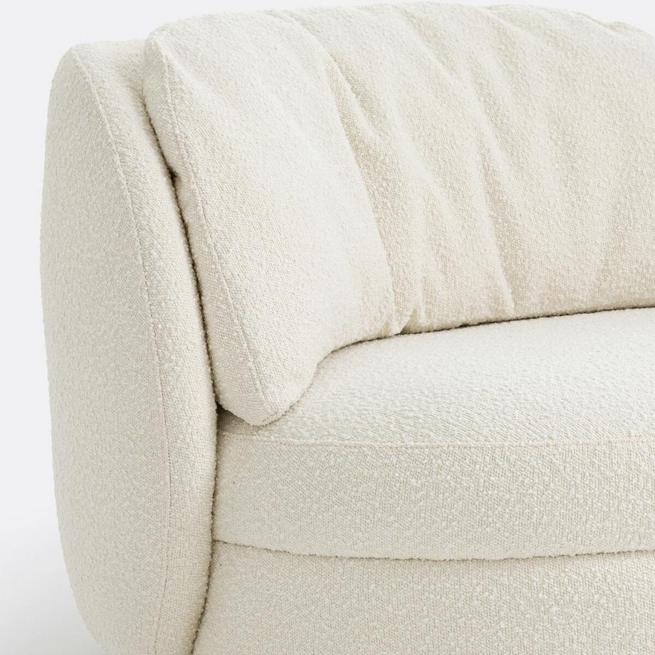 La Redoute Intérieurs Fauteuil pivotant bouclette  