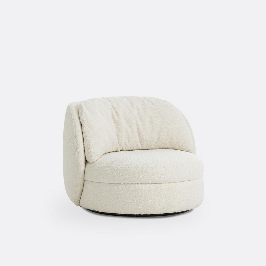 La Redoute Intérieurs Fauteuil pivotant bouclette  