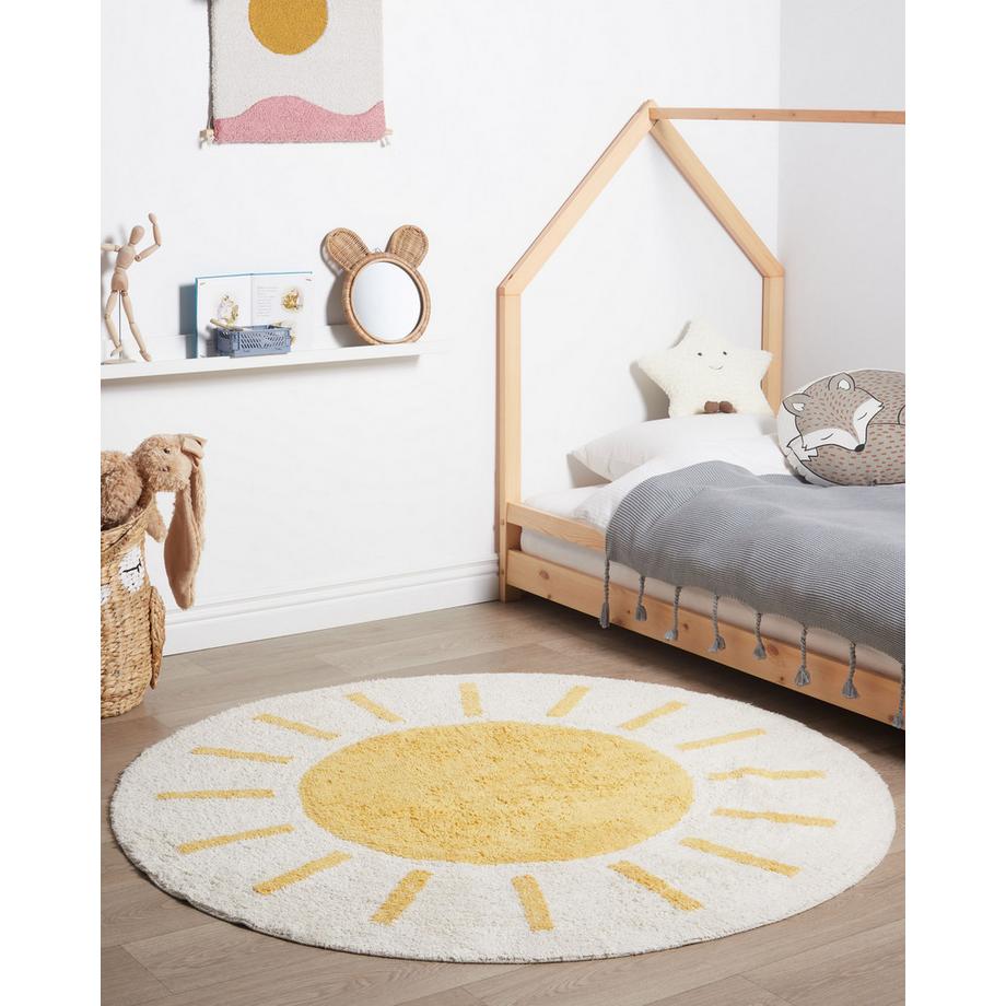 Beliani Kinderteppich aus Baumwolle  BAIKER  